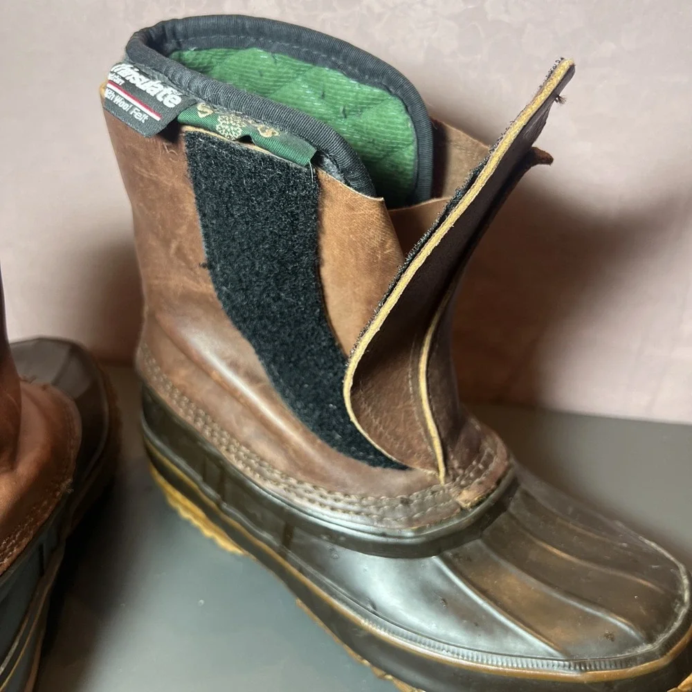 Schnee's Montana‎ II TT Wool Insulated Rubber Soled Duck PAC Boots Men's Size 5